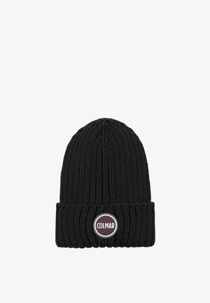 Colmar Originals, COLMAR ORIGINALS UNISEX RIB-KNIT HAT WITH TURN-UP - Mütze - black