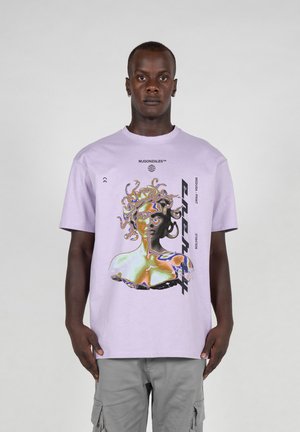 MÄNNER MEDUSA HEAVY OVERSIZED  - Potiskana majica - lilac