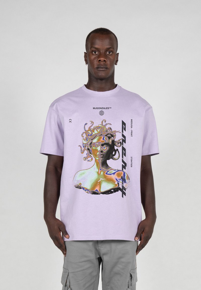 MJ Gonzales MÄNNER MEDUSA HEAVY OVERSIZED - T-shirt z nadrukiem