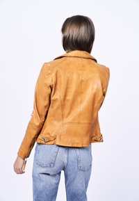 Freaky Nation BIKER PRINCESS - Chaqueta de cuero - sunflower