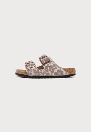 Birkenstock, ARIZONA PRINT LEVE LEO SANDCASTLE UNISEX - Sandaalit nilkkaremmillä - leo sandcastle