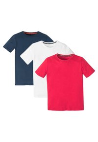 bonprix 3ER PACK MIT RUNDHALSAUSSCHNITT - T-shirt basic - weiß