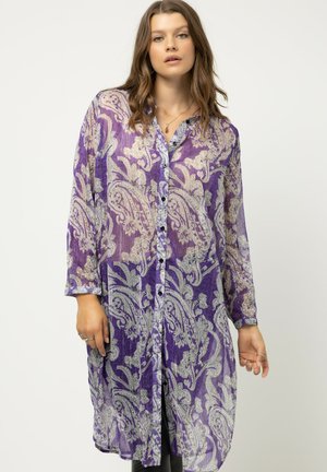 Button-down blouse - violett
