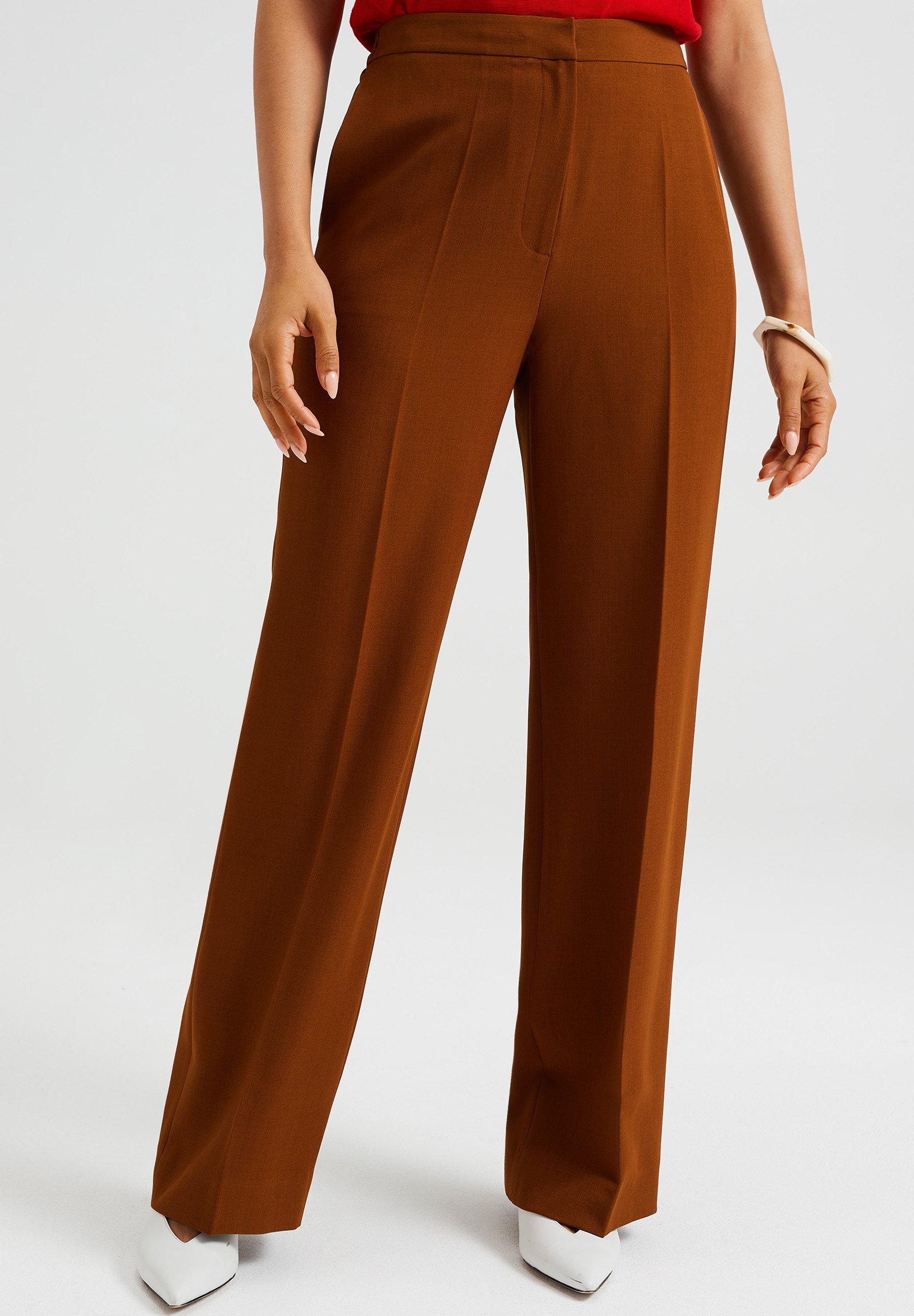 WE Fashion Broek - brown/bruin - Zalando.nl