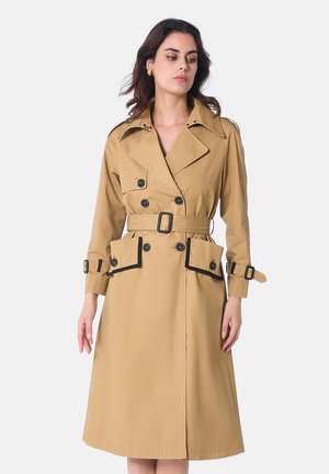 LONG - Trench - camel