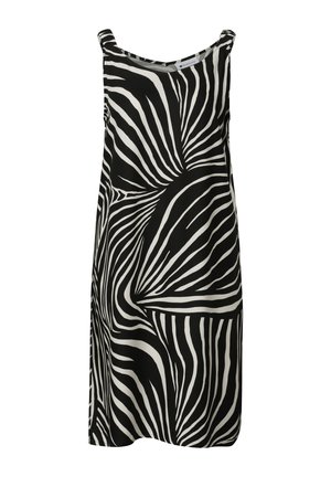 Street One Studio, KNEE-LENGTH DRESS WITH GERAFFTEN TRÄGERN - Jurk - black