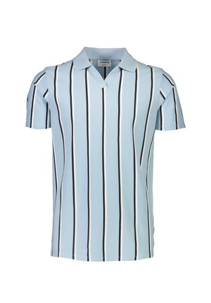 STRIPED - Poloshirt - sky blue