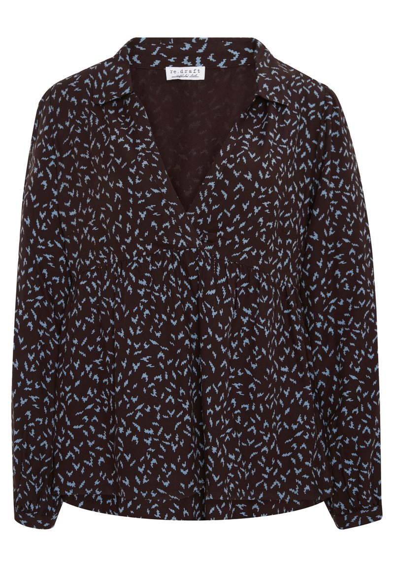 Re.draft Blouse donkerbruin