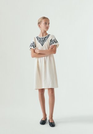Scalpers, SCALPERS EMBRO DRESS GIRLS - Vestito casual - offwhite