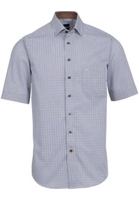 NEW KENT KURZARM MIT KONTRAST - Hemd - blue white