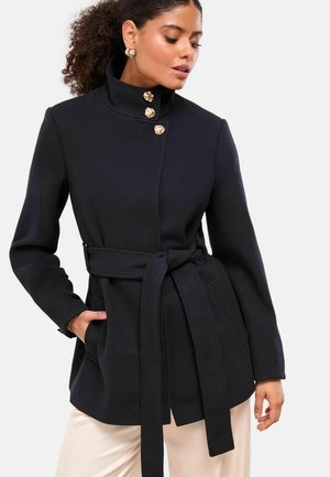 Klassischer Mantel - black