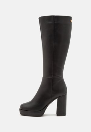 XTI Bottes à talons hauts - black