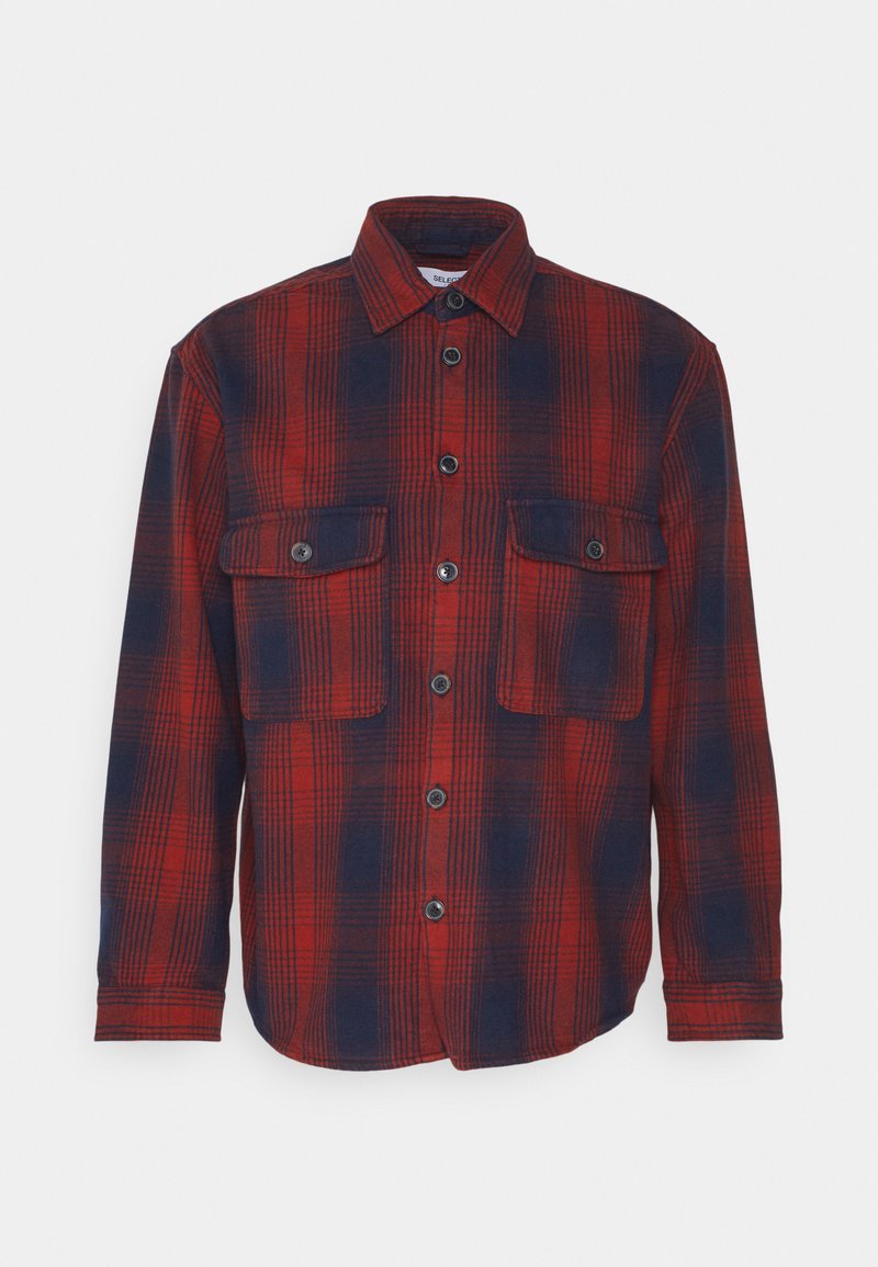 Selected Homme Lichte jas donkerblauw