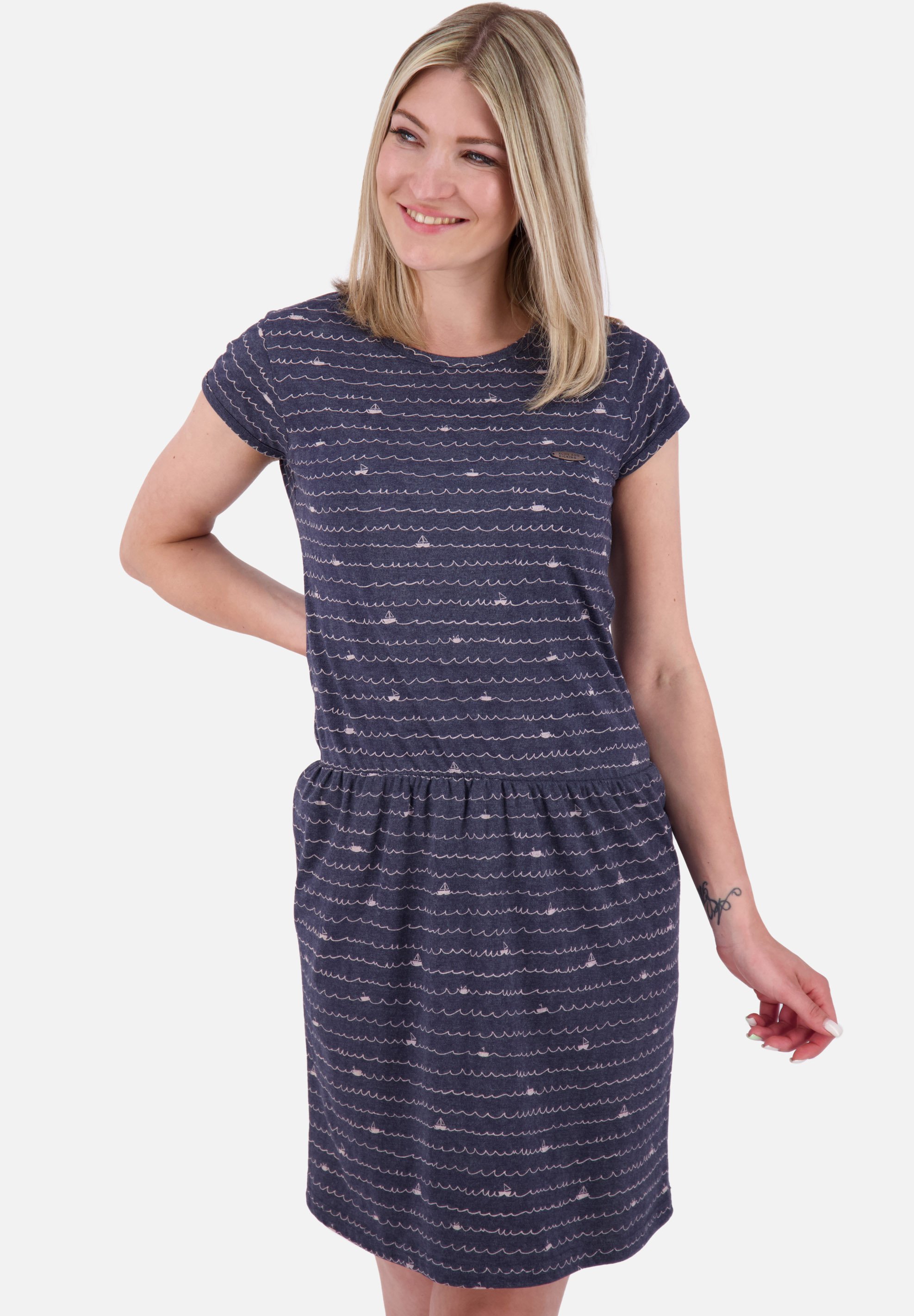Lyxana Camisa Casual Sencilla De Mujer Con Cuello Alto, Manga