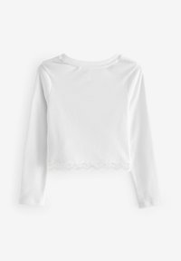 Next LONG SLEEVE  REGULAR FIT - Pitkähihainen paita - white