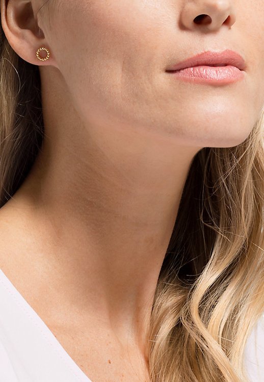 CHRIST Gold Earrings - gelbgoldfarben