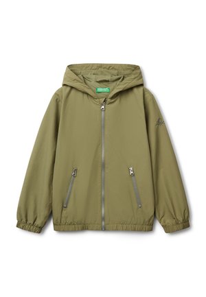 WITH HOOD - Light jacket - green