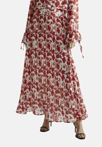 Glamorous PLEATED - Plooirok - poppy red floral