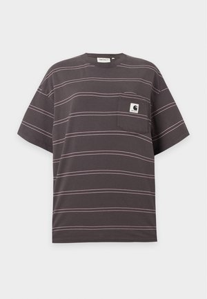Carhartt WIP, BERT POCKET - Μπλουζάκι με στάμπα - graphite