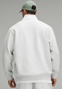 lululemon STEADY STATE HALF-ZIP - Fleecepullover - heathered core ultra light grey