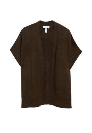 comma, STRICKJACKE - Cardigan - dunkelbraun