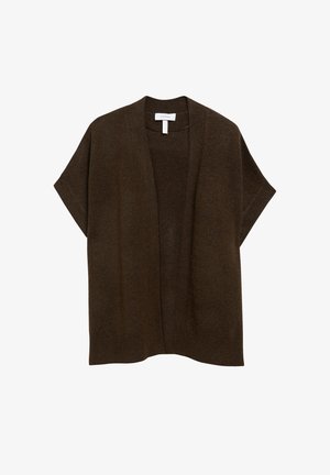 comma, STRICKJACKE - Cardigan - dunkelbraun