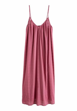 TEXTURED VOLUME SUMMER - Maxiklänning - dusky pink