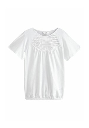 SHORT SLEEVE BUBBLEHEM TALL - REGULAR FIT - T-shirt - bas - white