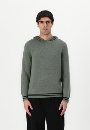 HOODIE - Pulover - grey green