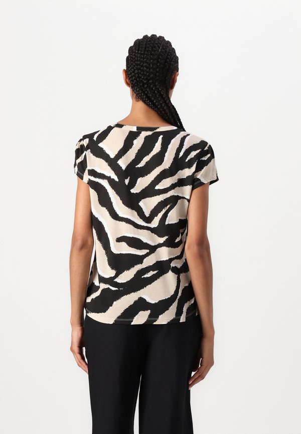 ALLOVERPRINTED - Print T-shirt - abstract beige2