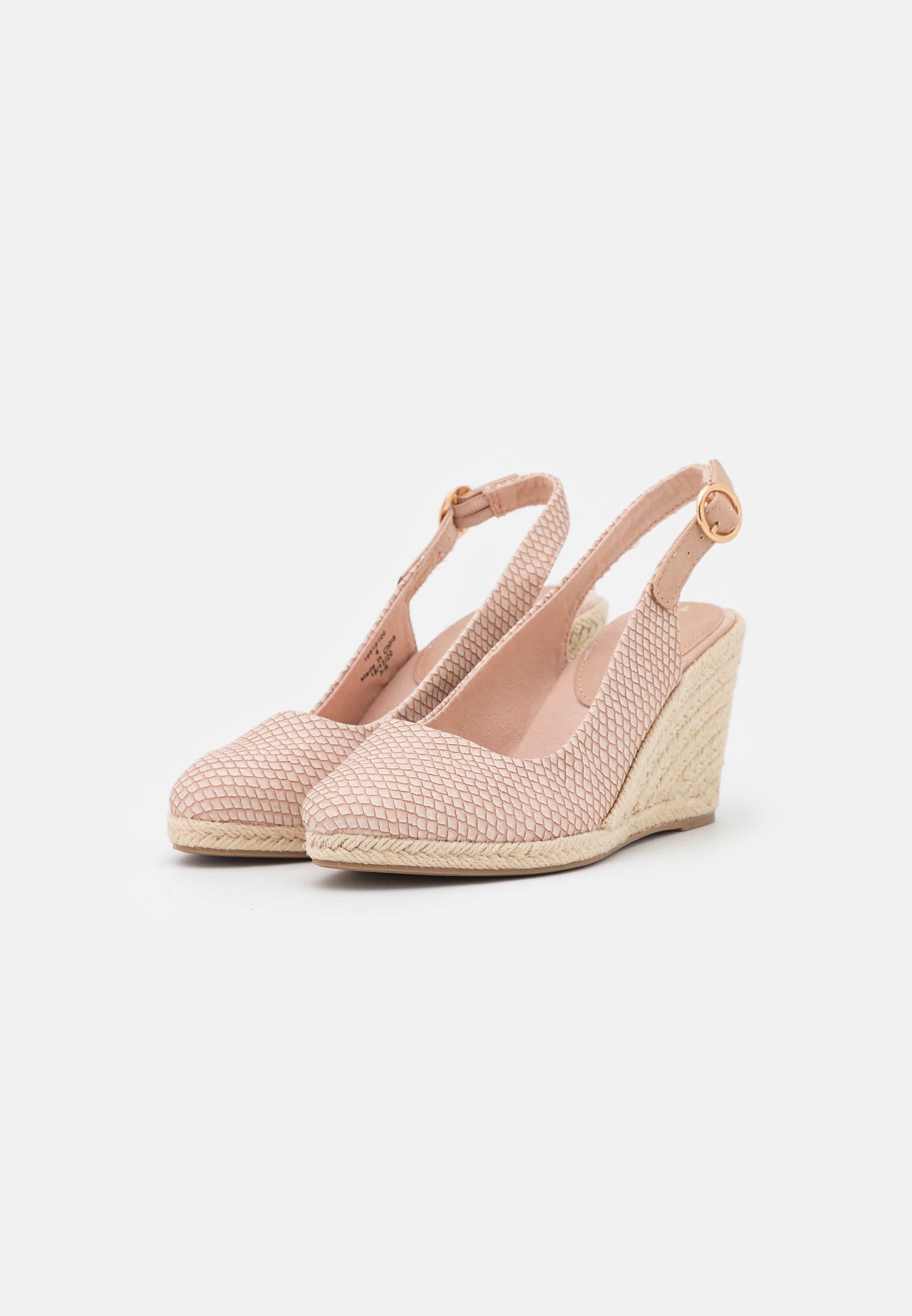 white slingback wedges