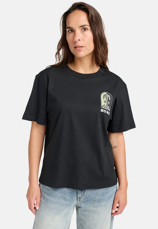 COLUMN - SHORT-SLEEVE SCREEN TEE  - Print T-shirt - blk3