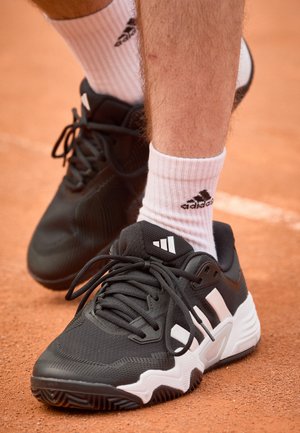 SOLEMATCH CONTROL 2.0 CLAY TENNIS - Chaussures de tennis pour terre-battueerre battue - core black/metalic/cloud white