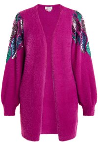 IZIA LOMASI - Cardigan - beerenpink