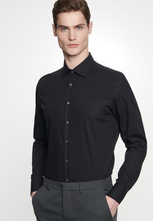 KENT X-SLIM FIT CONTRAST - Business skjorter - black