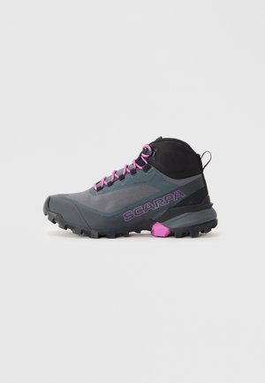 RIBELLE CROSS 2 - Walking boots - dark gray/purple