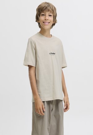 Jack & Jones Junior, JJESOHO TEE - T-shirt print - moonbeam