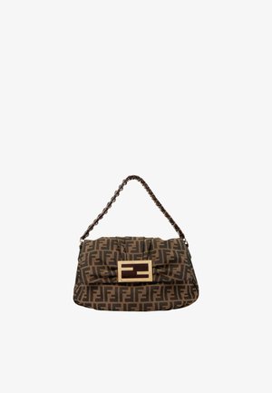 Fendi, MIA CLOTH HANDBAG BROWN - Sac à main - brown