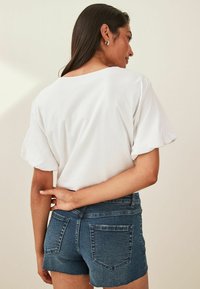 Next SUPER SOFT RAW - REGULAR FIT - Farkkushortsit - inky blue