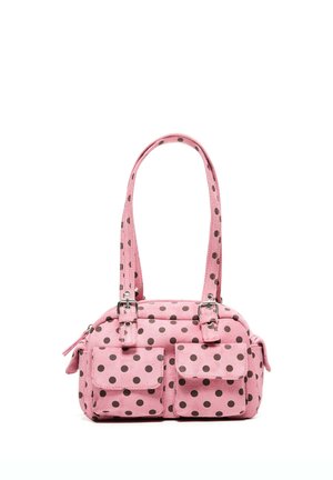Bershka, POCKETS POLKA DOT - BAG - Sac à main - pink