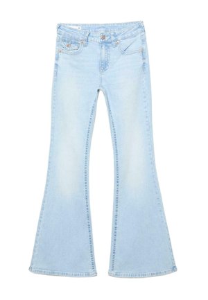 Zvonové džínsy - light blue