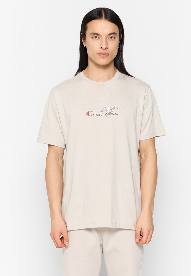 Champion T-shirt print beige