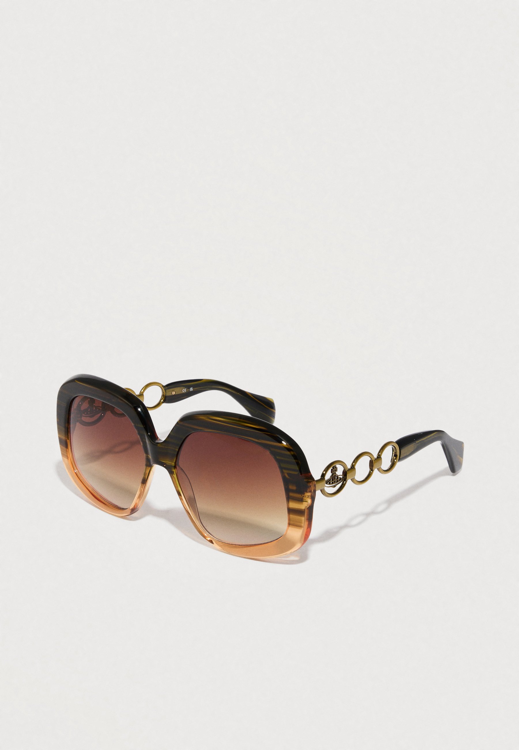 Vivienne Westwood BALMORAL - Sunglasses - gloss horn/brown - Zalando