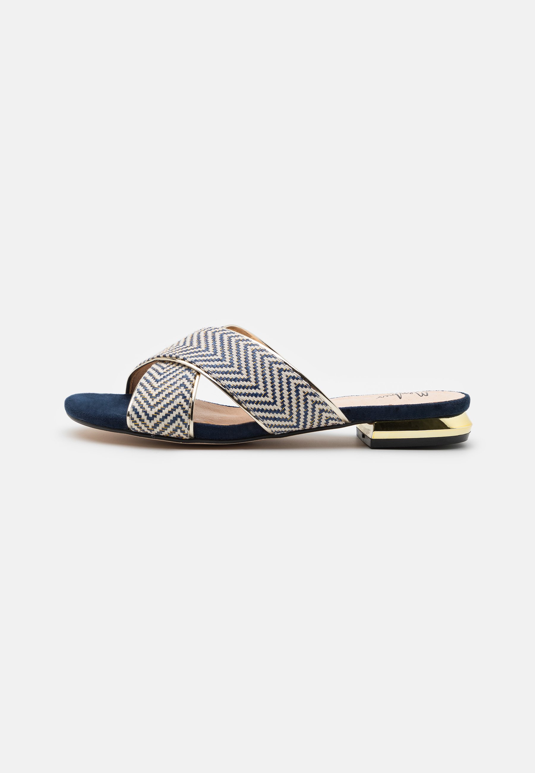 Menbur Sandalias planas - navy/azul - Zalando.es