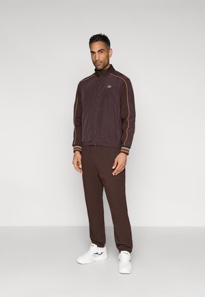 TENNIS TRACKSUIT SET - Trainingsanzug - dark brown