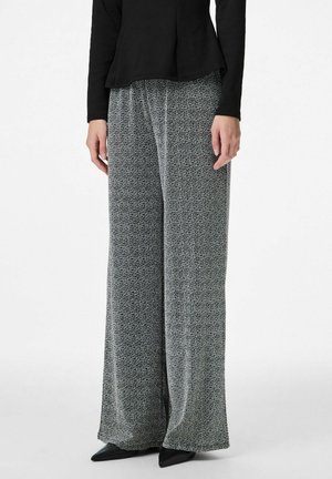 WIDE LEG  - Kelnės - black