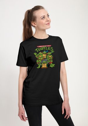 MUTANT NINJA TURTLE GROUP - Print T-shirt - black