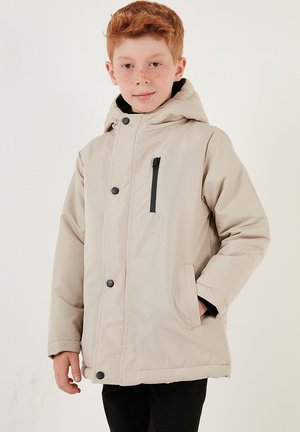 REGULAR FIT - Talvitakki - stone