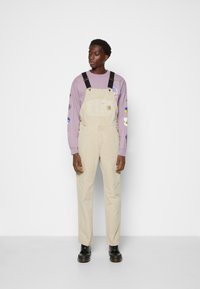 Carhartt WIP BIB OVERALL - Macacão de ganga - dusty brown faded
