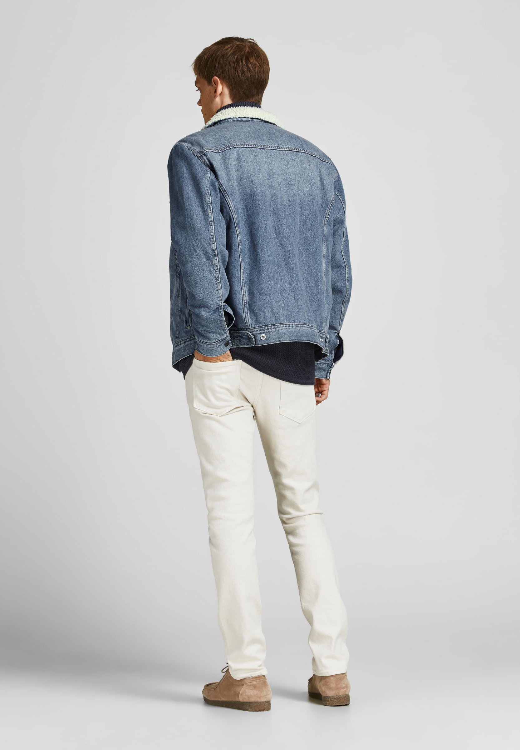 Jack & Jones JJIJEAN JACKET - Kurtka jeansowa/niebieski